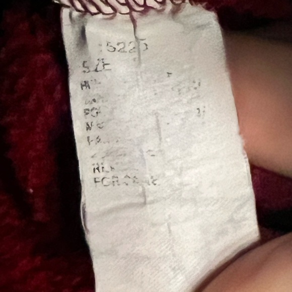 Woolrich Snowflake Holiday Scarlet Fleece Womens Large Quarter-Zip Jacket - Picture 5 of 6